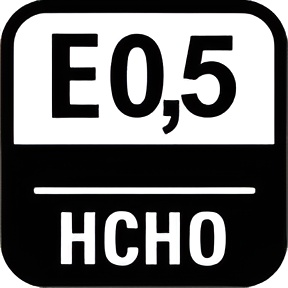 Низкие выбросы формальдегидов Е 0,5